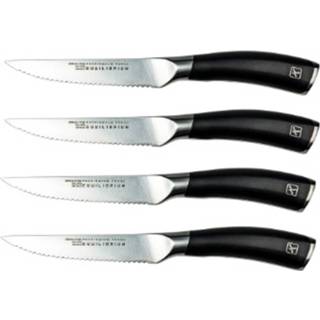 👉 Steakmes zwart Steakmessen Set, 4 Delig - Rockingham Forge Equilibrium 5019311948166