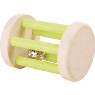 👉 Rammelaar groen hout small Foot Rolklok 8 Cm 4020972031273