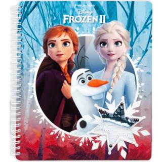👉 Notitieboek rood blauw papier meisjes Frozen A5 Rood/blauw 5949043755025