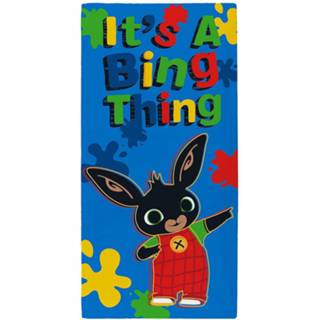 👉 Strandlaken blauw katoen Bing Bunny Thing - 70 X 140 Cm 5060322098586