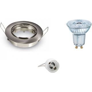 👉 Wit chroom Osram - Led Spot Set Parathom Par16 927 36d Gu10 Fitting Dimbaar Inbouw Rond Mat 5.5w Warm 6013907550503