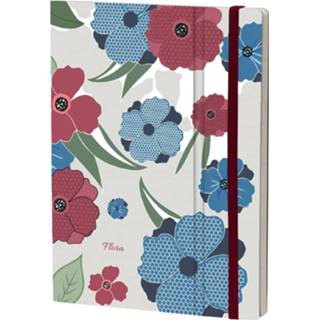 👉 Notitieboek karton papier multikleur Stifflex Poppy 21 X 15 Cm Karton/ivoor 8022697010348