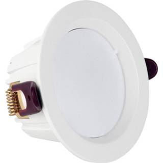 👉 Wit aluminium Led Downlight Lanar - Inbouw Rond 7w Dimbaar Natuurlijk 4000k Mat Ø98mm 7445931724770