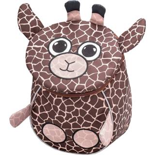 👉 Rugzak bruin polyester Belmil Giraffe Junior 25 X 18 Cm 4 Liter 8719817745951