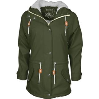 👉 Regenjas groen polyester polyurethaan vrouwen Pro-x Elements Dames Polyester/polyurethaan Donkergroen 4005422160420