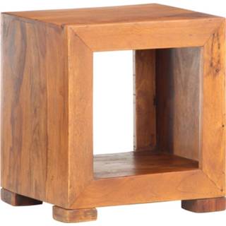 👉 Bijzettafel hout bruin Vidaxl 37x29x40 Cm Massief Sheeshamhout 8719883996868
