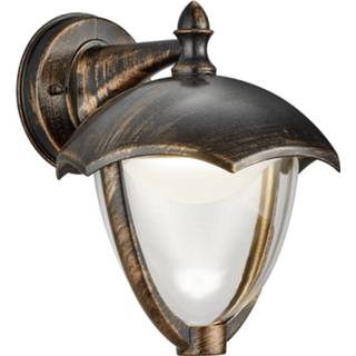 👉 Buitenlamp aluminium Led Tuinverlichting - Tuinlamp Trion Grichto Wand Omlaag 6w Antiek Roestkleur 7445932286260