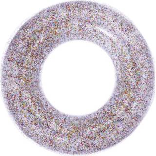 👉 Zwembandje multikleur Jilong Zwemband Summer And Joy Opblaasbaar 90 X 8 Cm Glitter 6920388654517