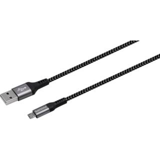 👉 Zwart nylon Philips Usb Kabel 2.0 - Dlc5204u/00 Usb-a Micro Lengte: 1,2 Meter 4895229112407