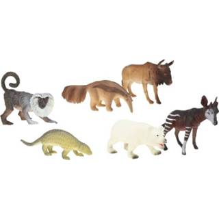 👉 Kunststof Toi-toys Animal World Wilde Dieren 6 Stuks 8719905370850