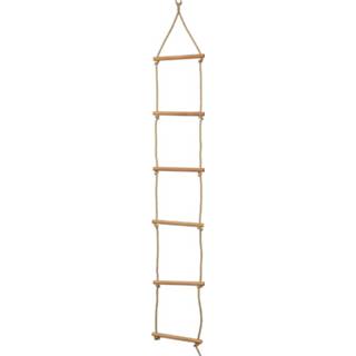 👉 Touwladder hout touw Glückskäfer 200 X 30 Cm Blank Hout/touw 4038162533292