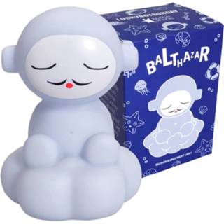 👉 Nachtlamp blauw PVC Luckyboysunday Balthazar Junior 10,5 Cm Lichtblauw 16027018669