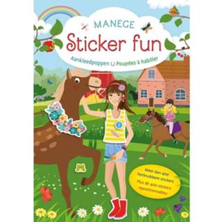 👉 Stickerboek mannen Deltas Aankleedpoppen Manege 400 Stickers 9789044758344