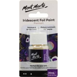 👉 Folie multikleur Mont Marte® Premium Iridescent Verf 20ml - Regenboogverf 6013922791714