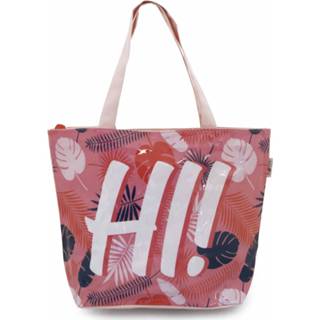 👉 Strandtas roze polyester vrouwen Arditex Tropical Hi! Dames 52 X 40 Cm Pe/pvc 8430957506188