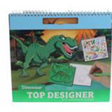 👉 Dinosaurus Toi-toys Tekenboek Met Accessoires 8719904464734