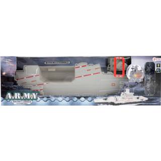 👉 Grijs kunststof Toi-toys Schip Met Licht En Geluid 31 Cm 8719904261548