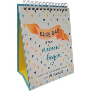 👉 Elke Dag Is Een Nieuw Begin 9789044755787