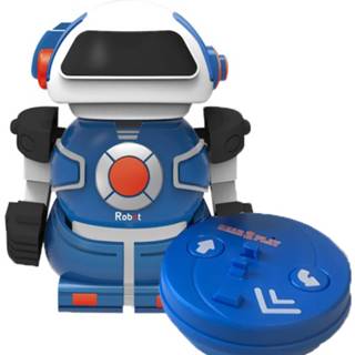 👉 Speelfiguur blauw blik kunststof Gear2play Rc Robot Mini Bot 10 Cm In 5425002415105