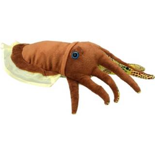 👉 Knuffel bruine pluche kinderen octopus/inktvis 25 cm speelgoed