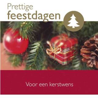 👉 Wenskaart multicolor multikleur Haza Original Prettige Feestdagen 14,5 Cm 8711319992642