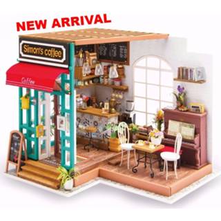👉 Knutselset multikleur Robotime Simons Café 6946785164657