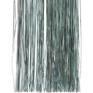 👉 Kerstversiering groene kunststof groen 2x Mint Folie Slierten 50 Cm - Tinsel Kestboom Slingers X 40 2 Stuks 8720147499247