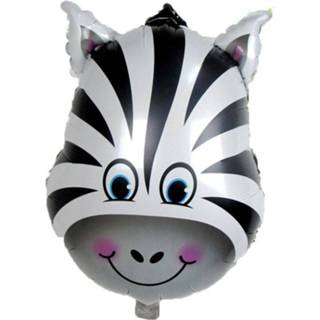 Folieballon multikleur Dieren Zebra 41 Cm - Folieballonnen/heliumballonnen Dierenthema Folie Ballonnen 8720147318203