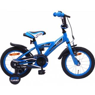 👉 Terugtraprem blauw jongens Amigo Bmx Turbo 14 Inch 21 Cm 8719817990771