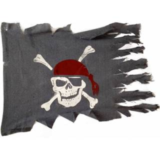 👉 Piratenvlag grijs Rubie's 20 X Cm 4003417752155