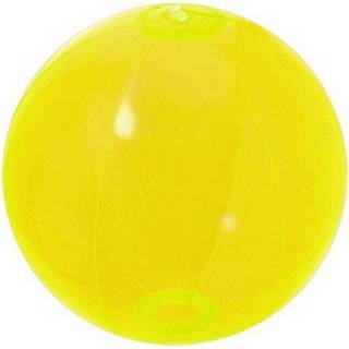 👉 Strandbal geel 3x Opblaasbare Neon 30 Cm 8719538376311