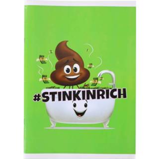 👉 Schrift groen 5x A4 Geblokt Schriften Drol Emoji 8719538493933