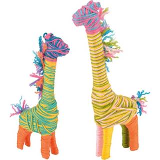👉 Knutselset multikleur Toyrific Yarn Animals Giraffe Junior 27-delig 5031470233303