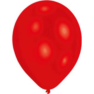 👉 Ballon rood Amscan Ballonnen 27 Cm Latex 50 Stuks 13051379360