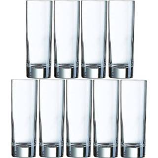 👉 Longdrinkglas glas transparant 9x Longdrinkglazen 220 Ml - 22 Cl Longdrink Glazen Water/sapglazen Van 8720147704105