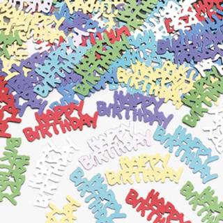 👉 Multikleur Amscan Confetti 'Happy Birthday' 14 Gram 13051421083