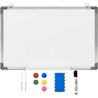 👉 Whiteboard wit staal Vidaxl Magnetisch 50x35 Cm 8720286002278