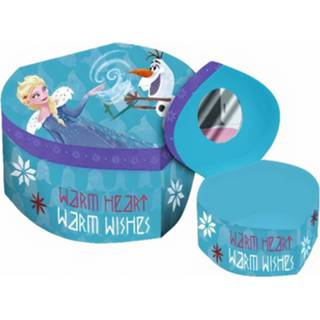 👉 Blauw karton kinderen meisjes Kids Licensing Sieradenbakje Olaf 12,3 Cm 8435333896495