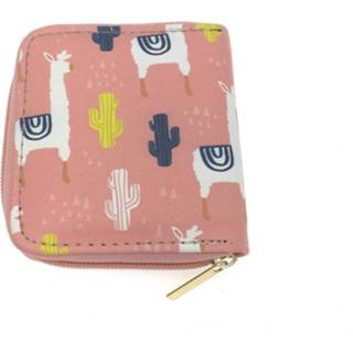 Portemonnee multikleur kinderen 'Alpaca' - 11x10x2,5 Cm Portefeuille Kind 8714426430625