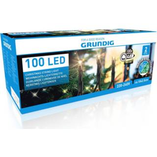 👉 Kerstverlichting wit Grundig - 100 Led 1042 Cm Warm 8711252086132