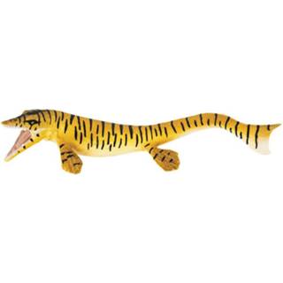👉 Dinosaurus geel zwart rubber Safari Tylosaurus Junior 24 Cm Geel/zwart 95866001056