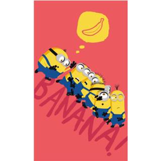 👉 Strandlaken katoen multikleur Minions Banana - 75 X 150 Cm Multi 3272760469664