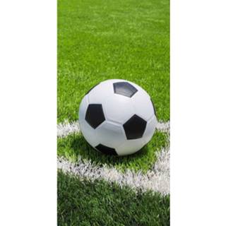 👉 Strandlaken groen katoen Voetbal - 70 X 140 Cm 8592753023297