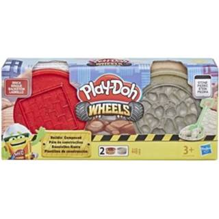 👉 Steen Play-doh Wheels - Bouwpasta Baksteen En 5010993554669