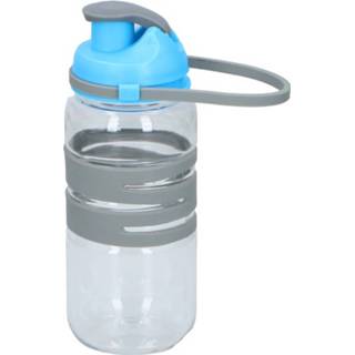 👉 Drinkfles transparant blauw polyethyleen Tom 450 Ml Polyetheen 18,5 Cm Transparant/blauw 8719817647798