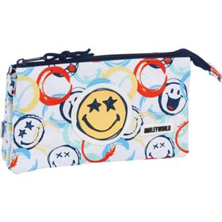 👉 Etui polyester multikleur Smiley Art - 22 X 12 3 Cm Multi 8412688381395