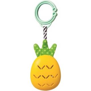 Rammelaar geel groen kunststof Taf Toys Pineapple Junior 26 Cm Geel/groen 605566123554