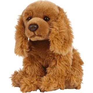 👉 Knuffel bruine pluche polyester bruin kinderen Cocker Spaniel Hond 20 Cm - Honden Huisdieren Knuffels Speelgoed Voor 5037832309037