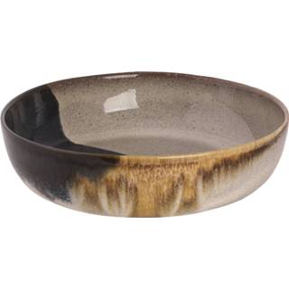 👉 Bord beige blauw porselein Palmer Diep Aquarel 22 Cm Stoneware 1 Stuk(s) 8717522214939