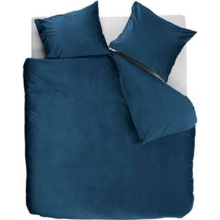 👉 Dekbedovertrek blauw katoen At Home With Marieke Tender - Lits-jumeaux (260x200/220 Cm + 2 Slopen) Blue 8715769890855